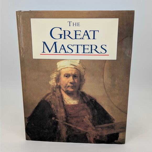 The Great Masters Coffee Table Book Hardcover Oversized Full Color Art History - Picture 1 of 9